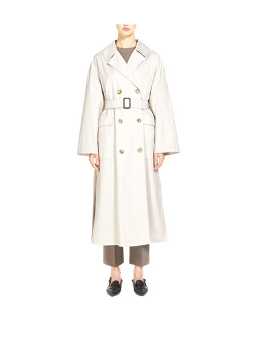 Trench lungo da donna Max Mara The Cube Ecru MAX MARA THE CUBE | 2390210537251002